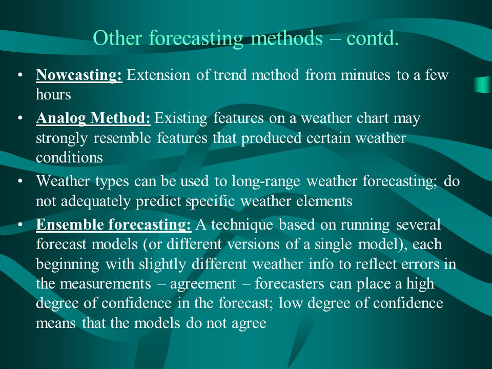 What Are Four Primary Forecasting Techniques?
